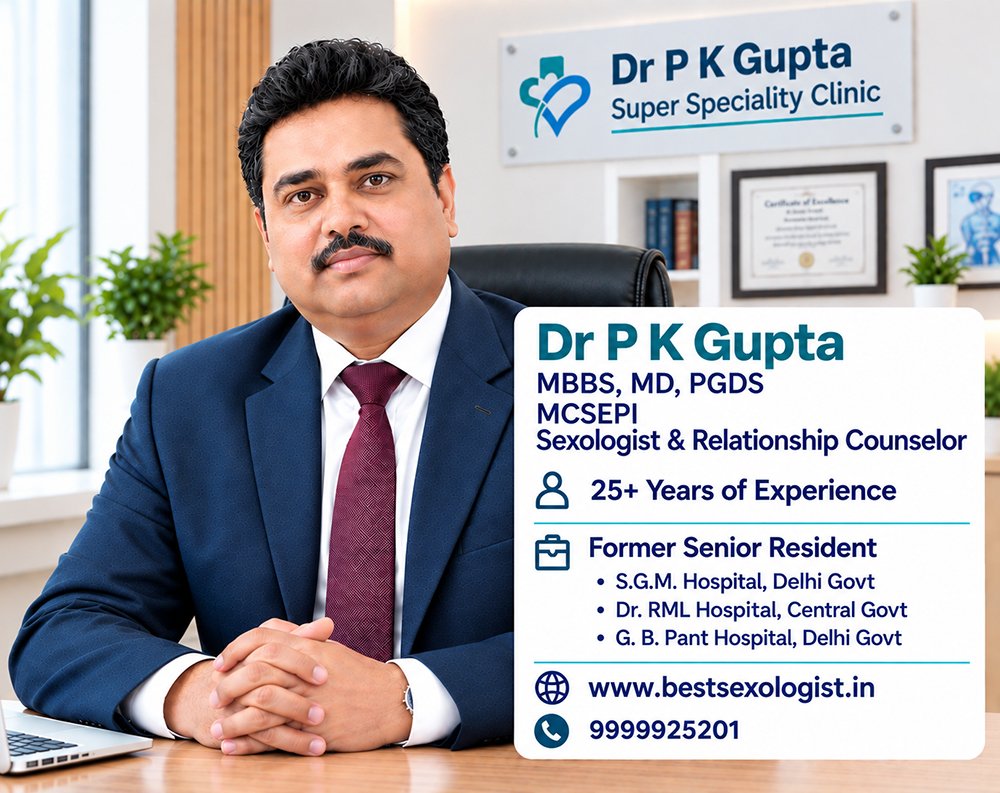 Dr P K Gupta, sexologist doctor in Delhi